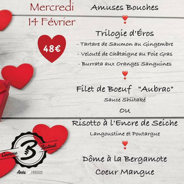 Soirée Saint-Valentin - B comme Bistrot